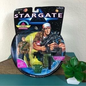 Stargate Daniel Action Figure Toy Archeologist Shooting Blaster James Spader